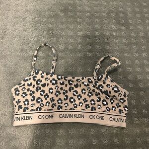 Calvin Klein Animal Print Bralette